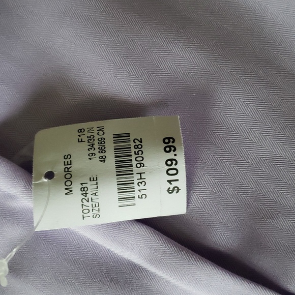 NWT Joseph Abboud, Lilac dress shirt - Picture 3 of 3
